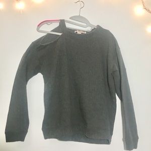 Forever 21 Sweatshirt with Shoulder Cut Out
